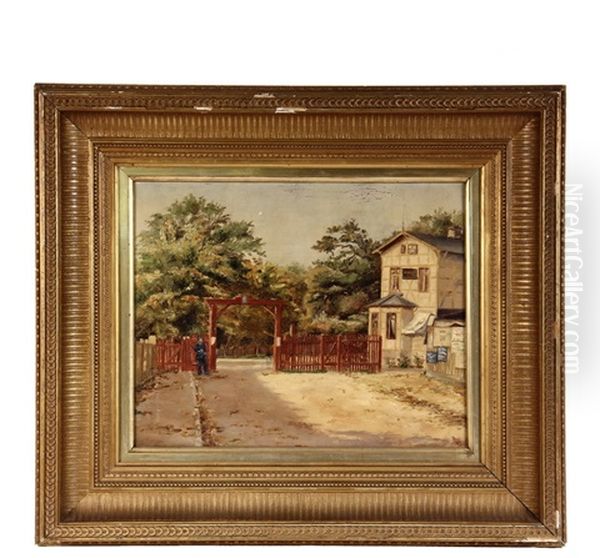 Border Crossing Oil Painting by Maximilian Klein Von Diepold