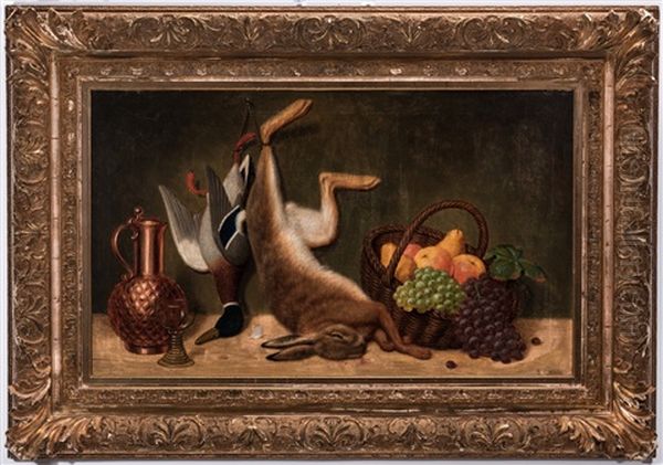 Still Life Oil Painting by Friedrich Emil Klein