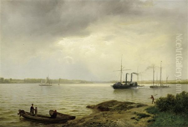 Am Niederrhein Oil Painting by Wilhelm Klein