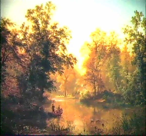 Abend Am Weiher by Wilhelm Klein