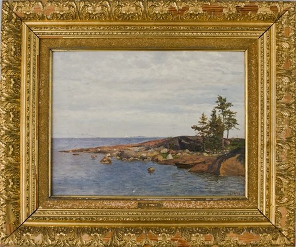 Islet Oil Painting by Oskar Conrad Kleineh