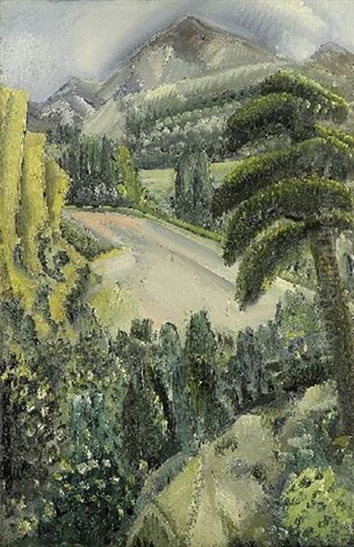 Landschaft Bei Aix Oil Painting by Paul Kleinschmidt