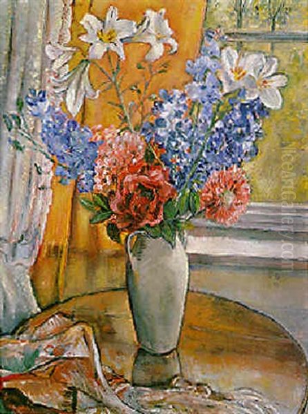 Blumenstrauss Oil Painting by Paul Kleinschmidt