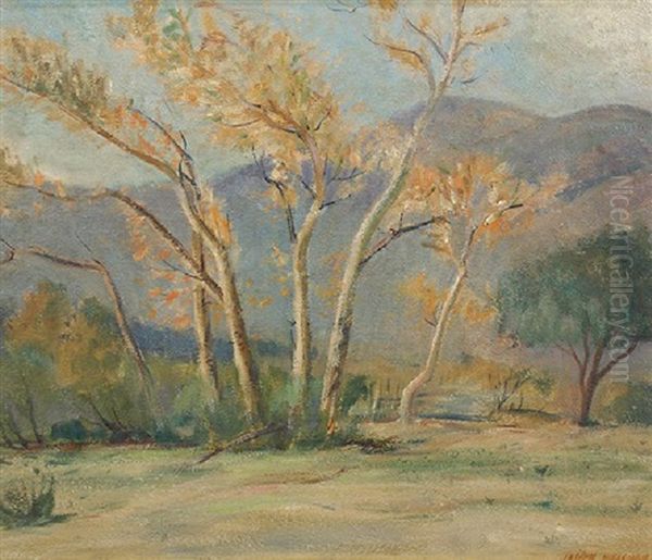 Autumn Trees Oil Painting by Joseph Kleitsch