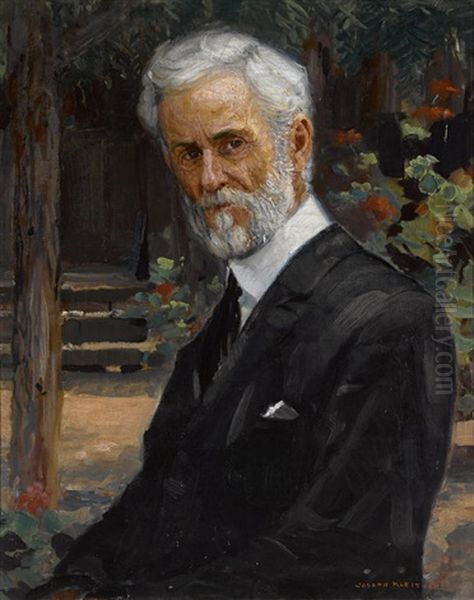 Portrait Of Isaac Jenkinson Frazee Oil Painting by Joseph Kleitsch