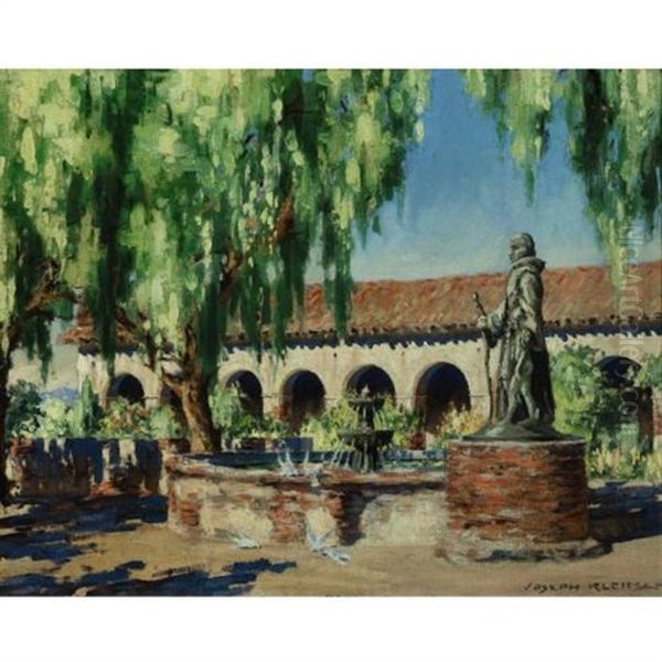 San Fernando Mission Oil Painting by Joseph Kleitsch