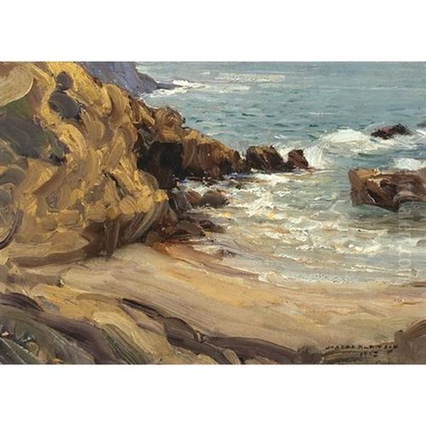 Divers Cove, Laguna Oil Painting by Joseph Kleitsch