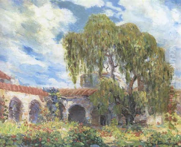 San Juan Capistrano Oil Painting by Joseph Kleitsch