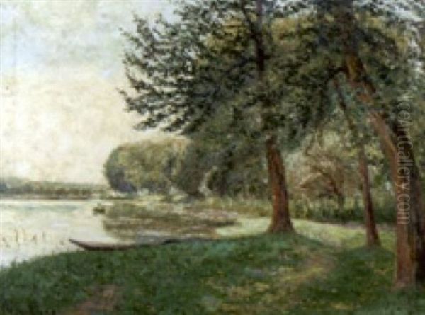 Seine A Veneur Oil Painting by Bernhard Klene