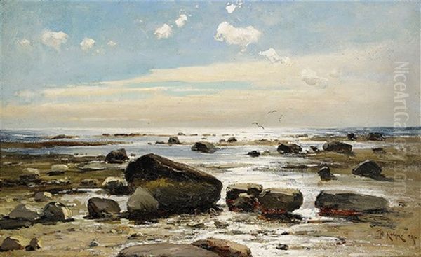 Seascape Oil Painting by Yuliy Yulevich (Julius) Klever