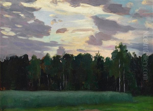 Dusk', 1914 Oil Painting by Nikolai Alexandrovich Klodt