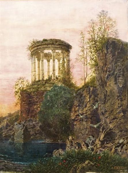 Tajkep Antik Romokkal Oil Painting by Ferdinand Knab