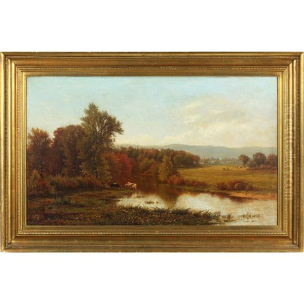 Landscape Oil Painting by Charles Wilson Knapp