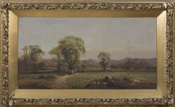 View Of Moat Mountain And The Ledges From Intervale, New Hampshire by Charles Wilson Knapp