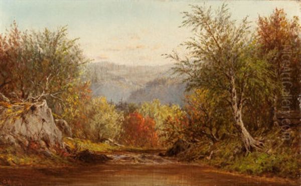 Autumn In The Catskills Oil Painting by Charles Wilson Knapp