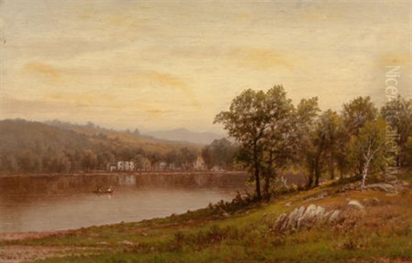 New England Summer Landscape (susquehanna River) by Charles Wilson Knapp