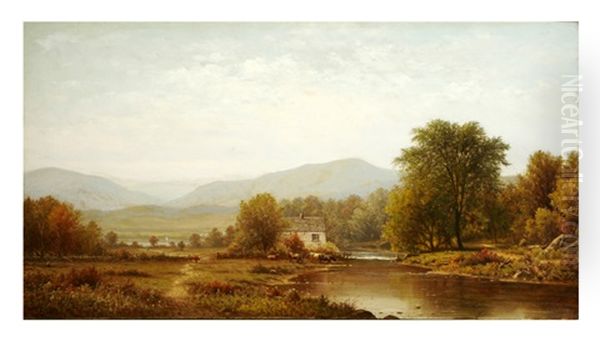 Landscape Oil Painting by Charles Wilson Knapp