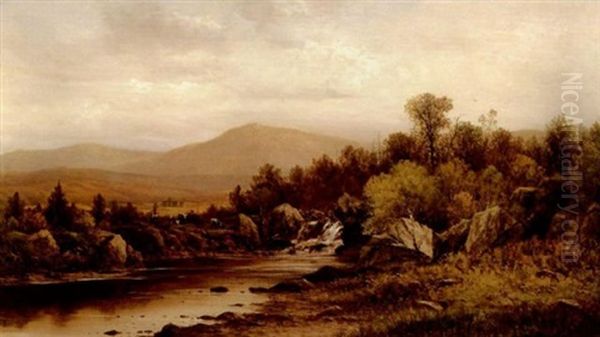 New England Pastorale Oil Painting by Charles Wilson Knapp