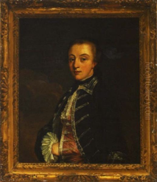 Portrait Of Richard Fitzwilliam, 7th Viscount Fitzwilliam Of Merrion Oil Painting by George Knapton