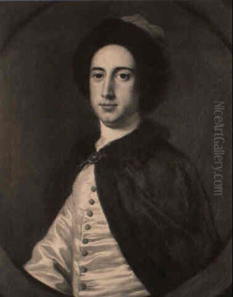 Portrait Of William Wentworth, Fourth Earl Of Strafford Oil Painting by George Knapton