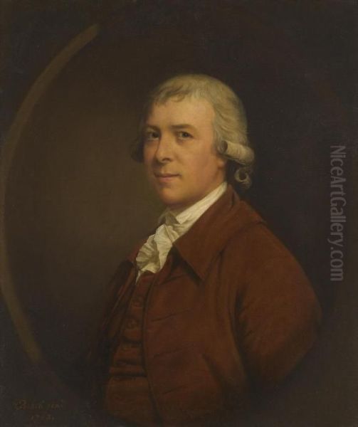 Portrait Of Francis Steward Oil Painting by Thomas Beach