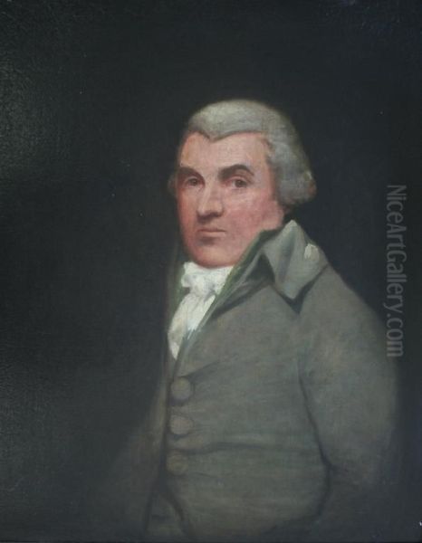 Portrait Of Nathaniel Martin Oil Painting by Thomas Beach