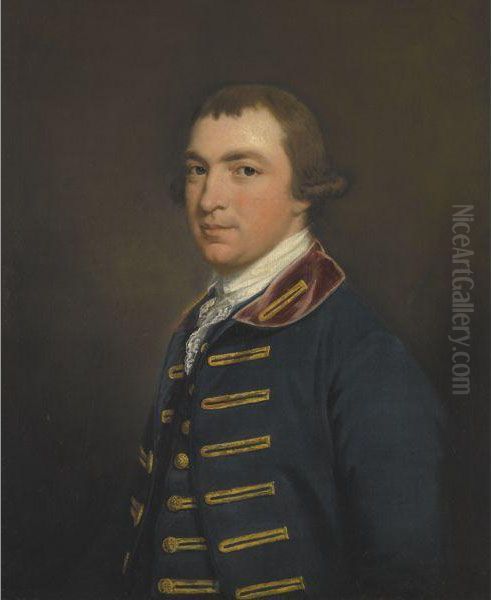 Portrait Of E. B. Napier Esq. Oil Painting by Thomas Beach