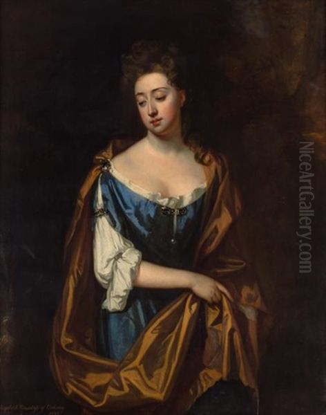 Portrait Of Elizabeth Villiers, Countess Of Orkney (1657-1733) Oil Painting by Godfrey Kneller