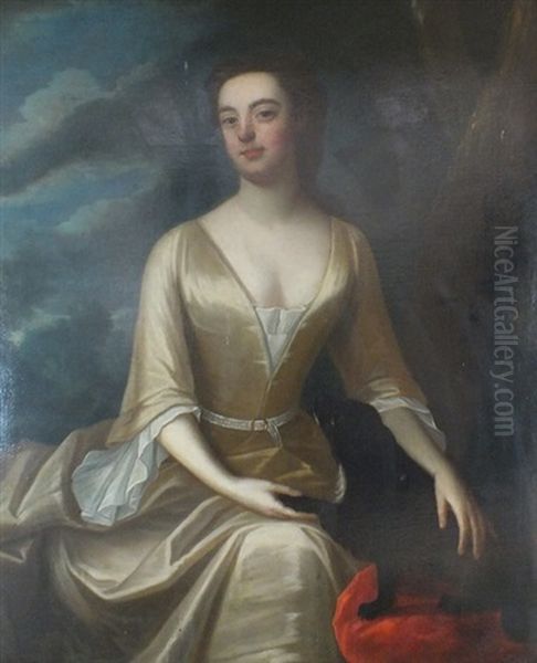 Portrait Of A Lady Oil Painting by Godfrey Kneller