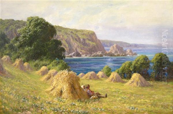 High Summer On The Coast Oil Painting by Charles Parsons Knight