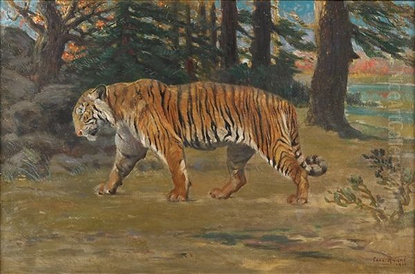 Untitled (tiger) by Charles Robert Knight