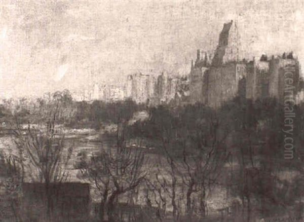 Central Park by Charles Robert Knight