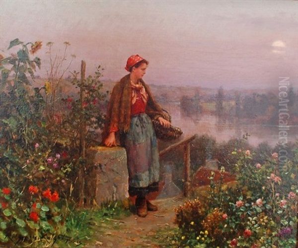 Chinese Pheasants Oil Painting by Daniel Ridgway Knight