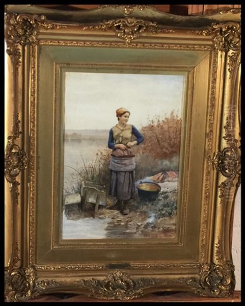 Chinese Pheasants Oil Painting by Daniel Ridgway Knight