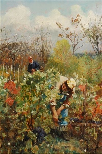 Chinese Pheasants Oil Painting by Daniel Ridgway Knight