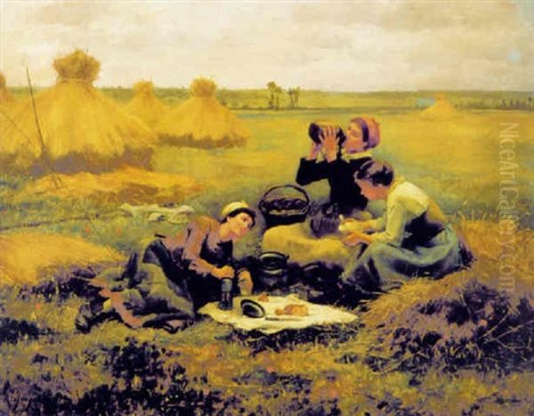 The Reaper's Repast Oil Painting by Daniel Ridgway Knight