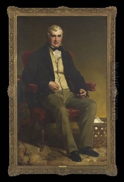 The Late Charles Dixon Oil Painting by John Prescott Knight