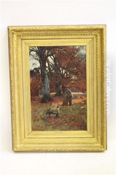 Autumn Scenes Oil Painting by John William Buxton Knight