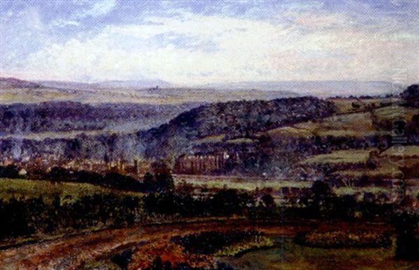 Extensive Landscape Oil Painting by John William Buxton Knight