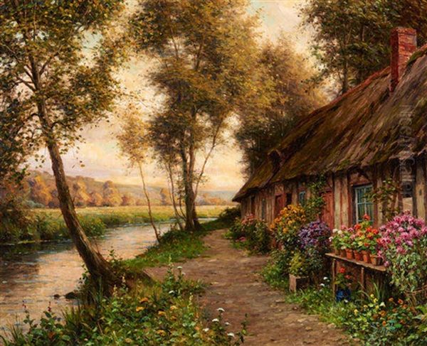 The Long Cottage, Launay Oil Painting by Louis Aston Knight