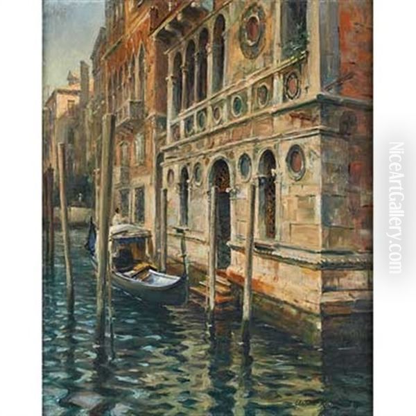 Untitled (venice) Oil Painting by Louis Aston Knight