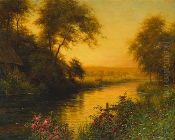 The Poet's Hour Oil Painting by Louis Aston Knight