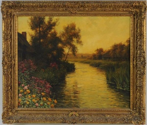 Evening Beaumont-le-roger Oil Painting by Louis Aston Knight