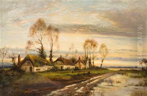 Landscape Oil Painting by Louis Aston Knight