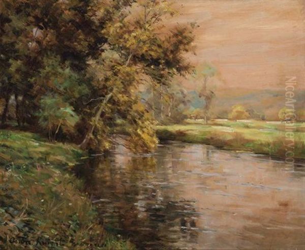 Nassandres Evening Oil Painting by Louis Aston Knight