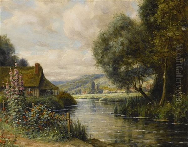 Cottage At Launay Oil Painting by Louis Aston Knight