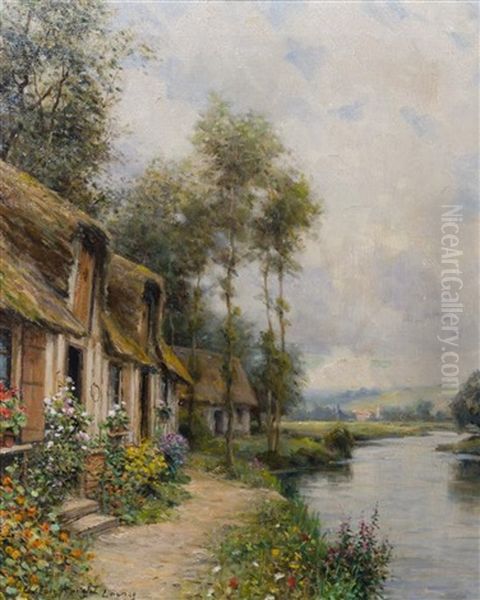 Summer Afternoon Oil Painting by Louis Aston Knight