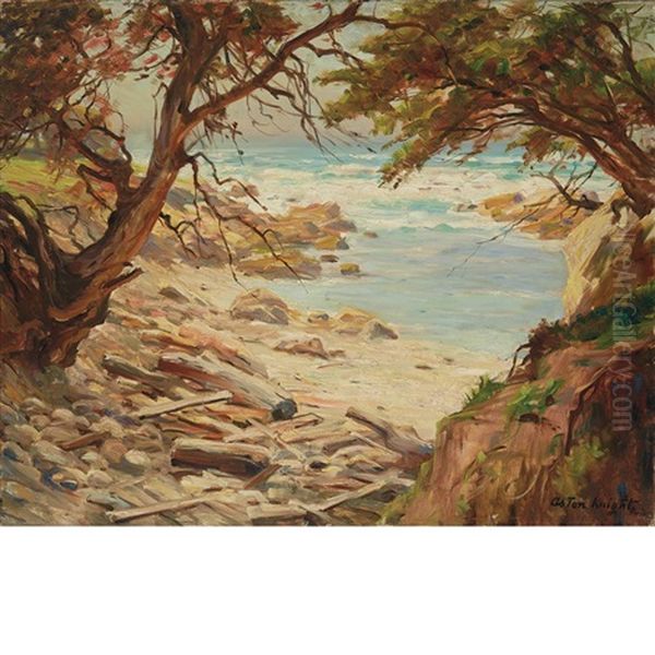 Pacific Cove Oil Painting by Louis Aston Knight