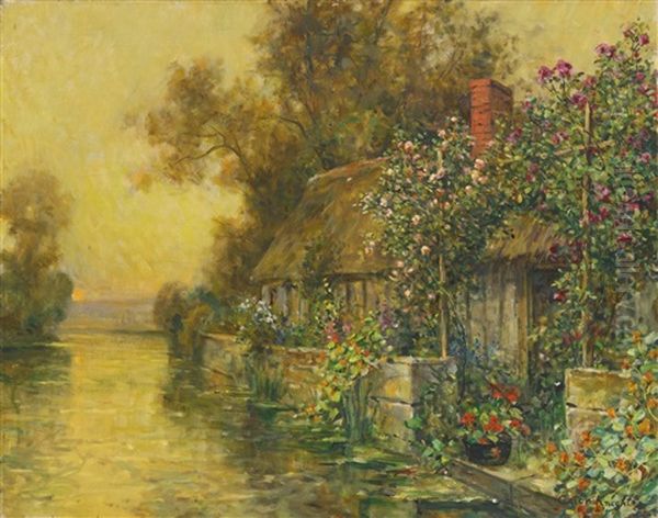 Wild Roses Oil Painting by Louis Aston Knight