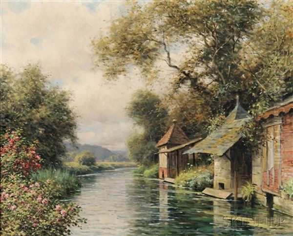 Vieux Lavoirs Oil Painting by Louis Aston Knight